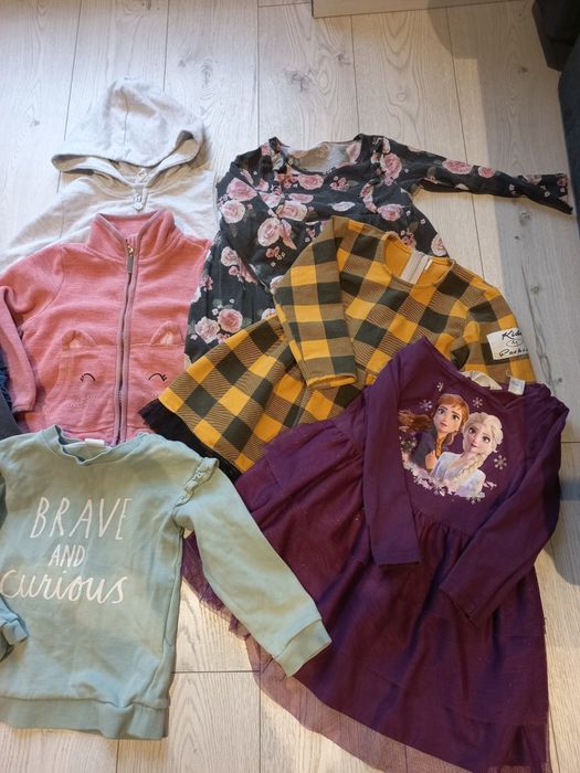 Jesień 92 dziewczynka paka h&m hm cool club