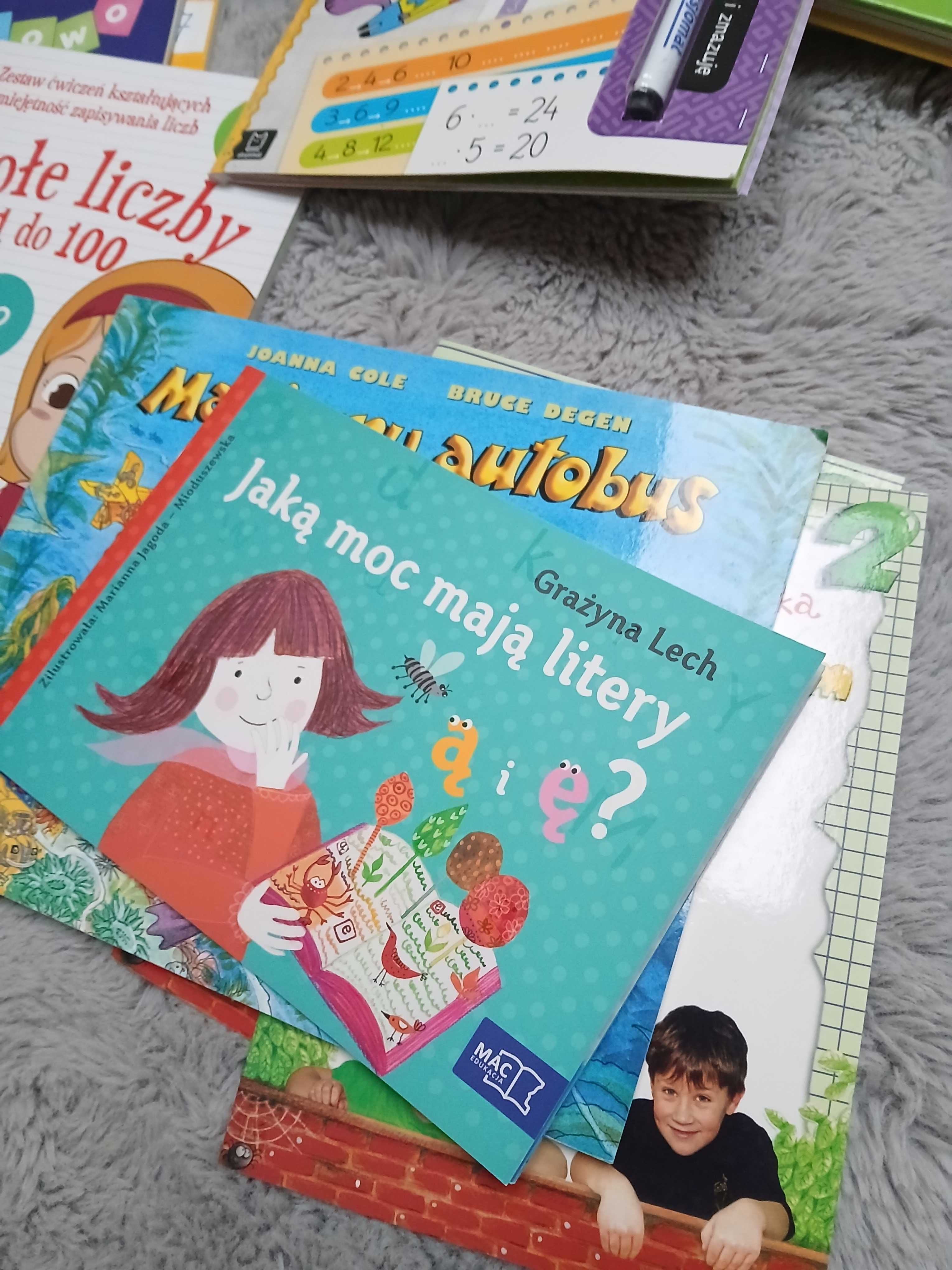 Książeczki do nauki pisania, liczenia czy języka angielskiego od 3 lat