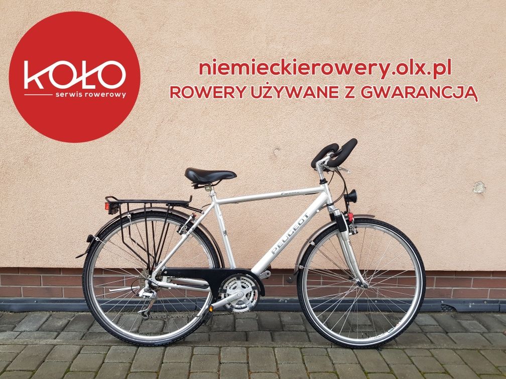 Rower męski trekkingowy PEUGEOT Koła 28 SHIMANO NEXAVE aluminium rabat