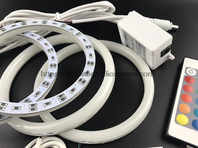 Ангельські очі RGB БМВ Led ВАЗ 03 06 BMW E 30 32 34 46 36 39 38 53 Е