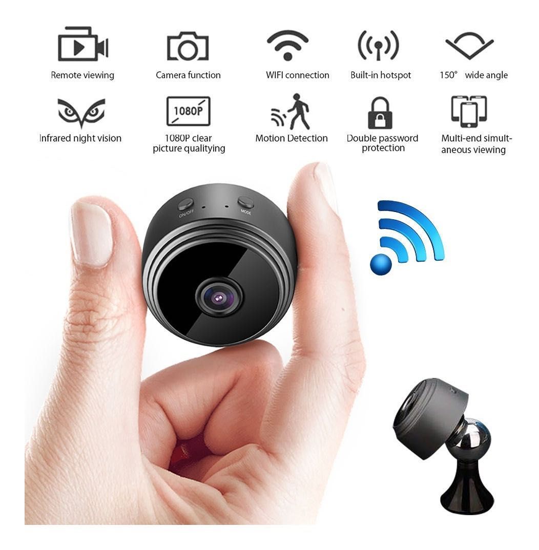 Z654 Mini Câmera Espião de Vigilância sem fio rede wifi HD 1080p