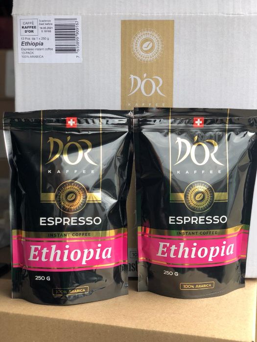 Кофе растворимый D`or Ethiopia Espresso (Кофе Дор Эфиопия) 250гр.