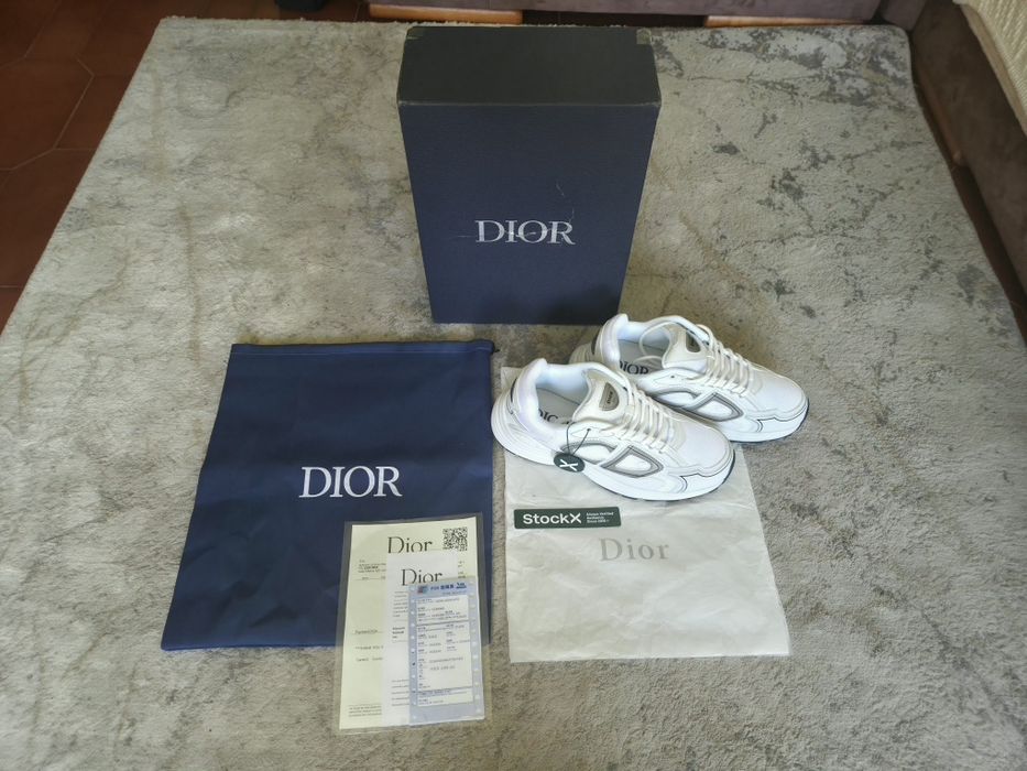Ténis DIOR B30 da StockX – branco - tamanho 42 - novos