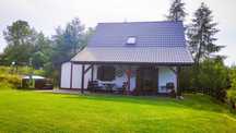 Kaszuby - Domek nad jeziorem z kominkiem, sauną i balią na drewno
