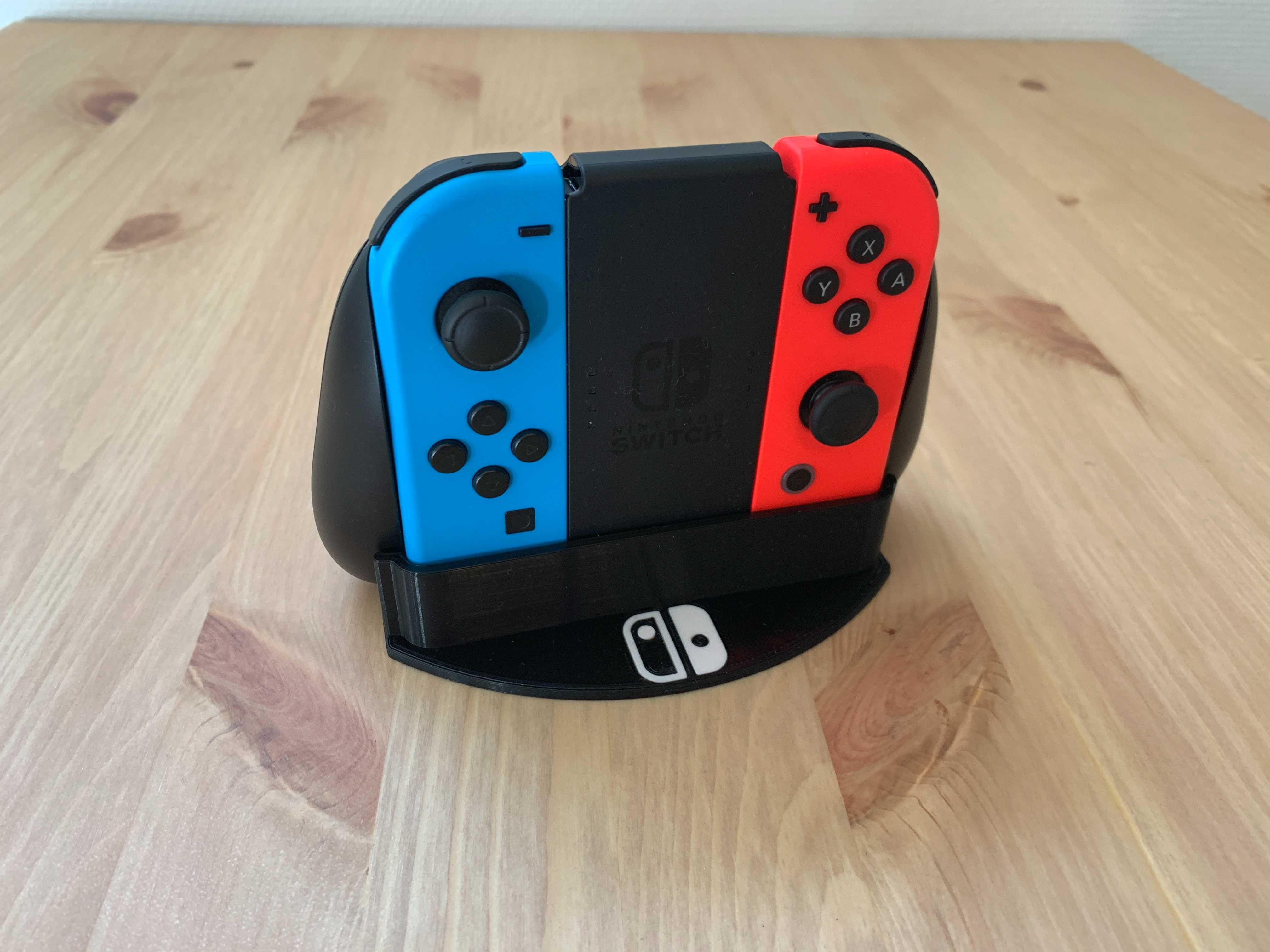Podstawka stojak na JoyCon Nintendo Switch czarna