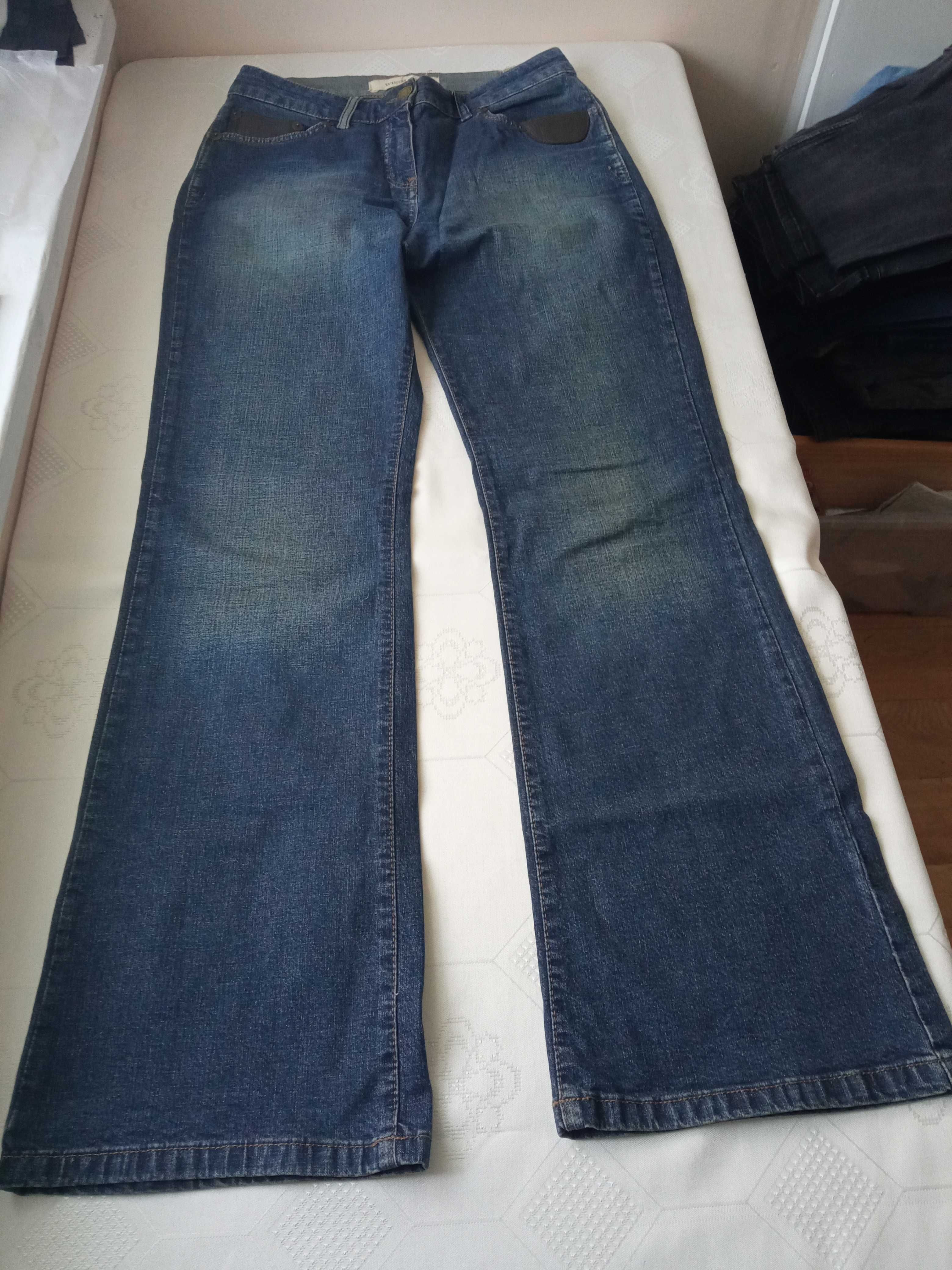 Wissmach spodnie damskie jeans dzwony r 38 pas 78-82cm