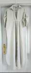 Zara długa maxi oversize letnia lniana sukienka w stylu Boho L