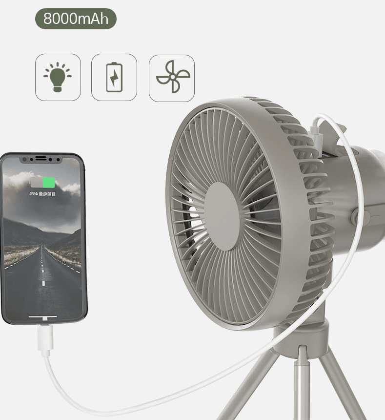Wentylator + Power Bank + Lampka Sklep stacjonarny  Zabrze