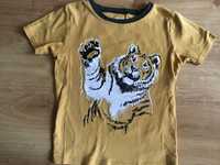 Koszulka z tygrysem dla chłopca ,krótki rękaw, 10 lat 134/140,Carter’s