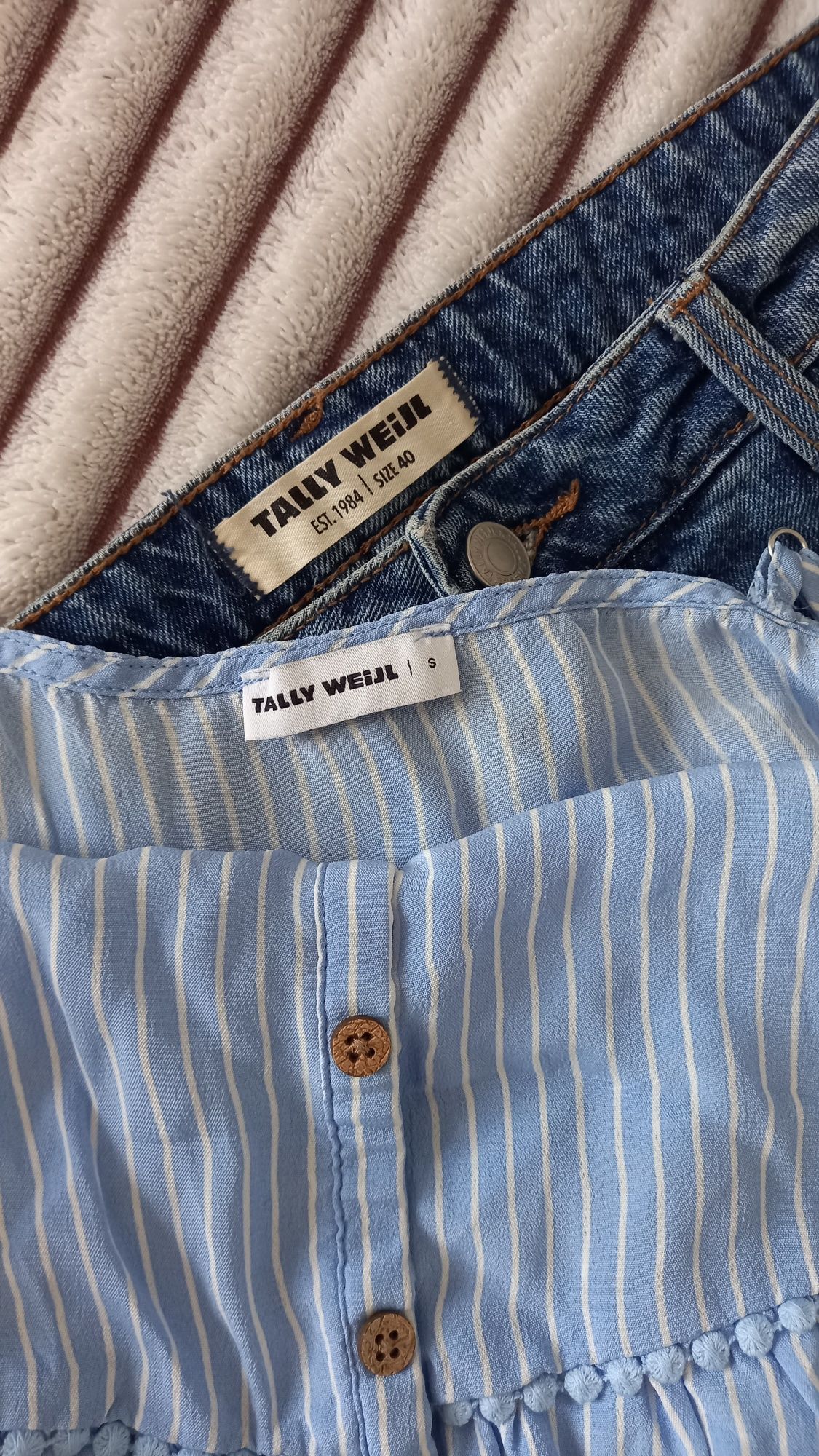 Джинсовая юбка с топом Tally Weijl
