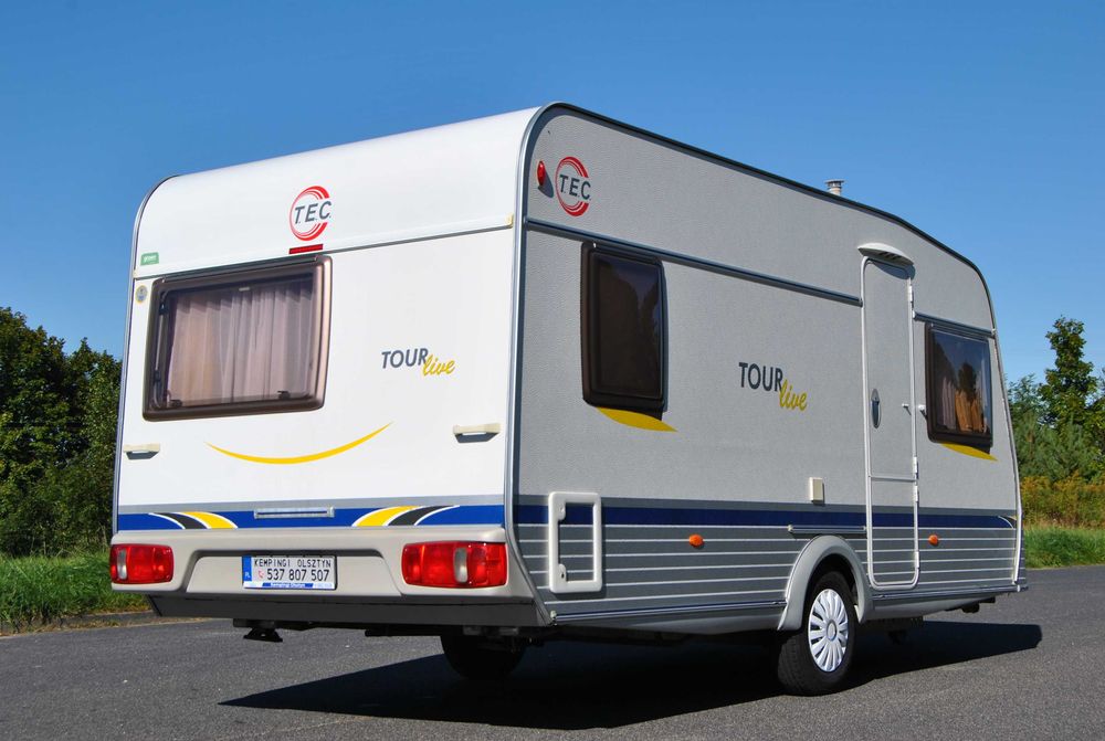 TEC 490 4osobowa! Łóżko francuskie! Prysznic! WC Ogrzewanie DMC1300kg!
