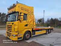 Scania R420 Pomoc Drogowa Autolaweta Holownik Ful Opcja Led + Poduszki