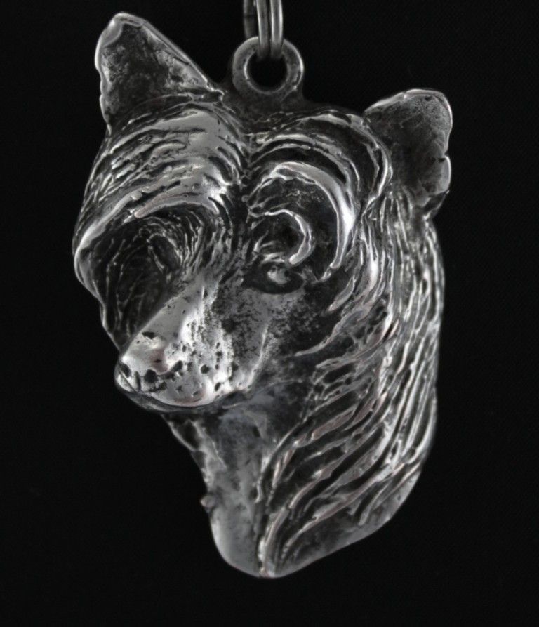 Grzywacz Chiński posrebrzany naszyjnik na łańcuszki Art-Dog
