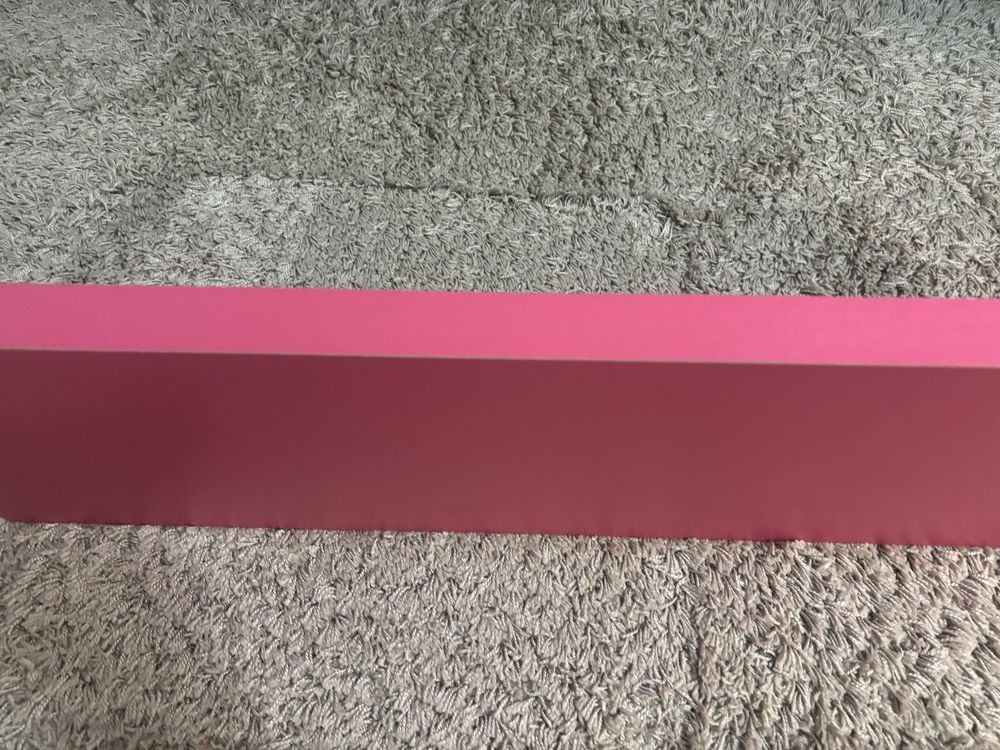 Prateleira colorida rosa 100x28 cm