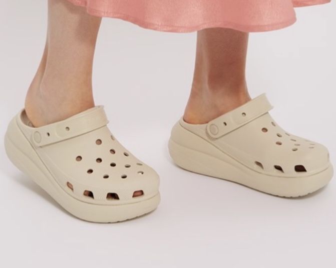 Жіночі крокси на платформі | Crocs Classic Crush 36-39