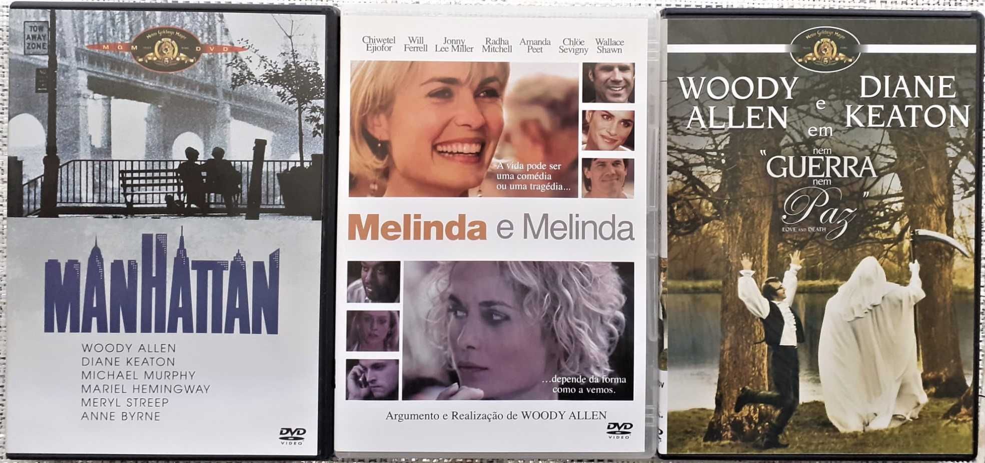 Woody Allen - 25 DVDs - RAROS - MUITO BOM ESTADO