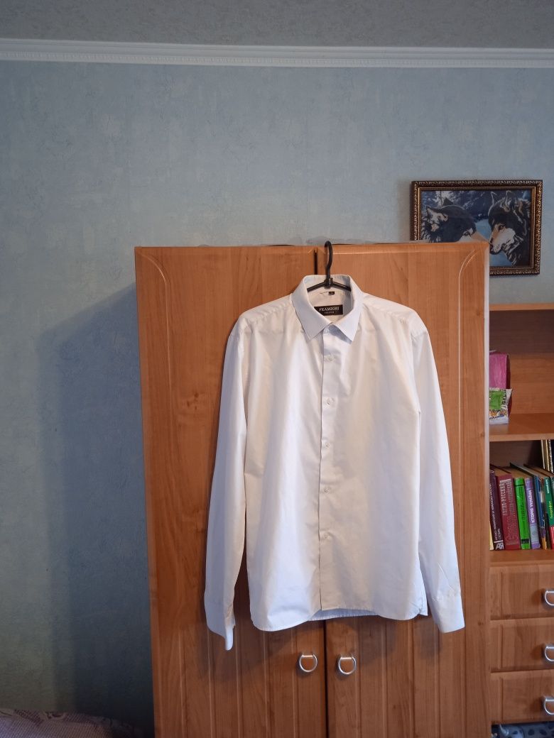 Белая рубашка, Framzoni, L, мужская