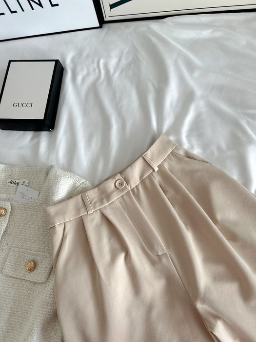 Штани класичні бежеві