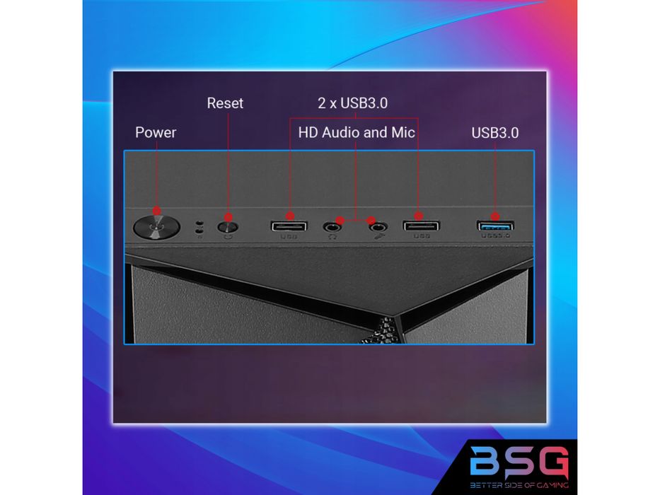 komputer gamingowy bsg striker i7 16gb 500hdd rtx 3050 6gb win10 pro