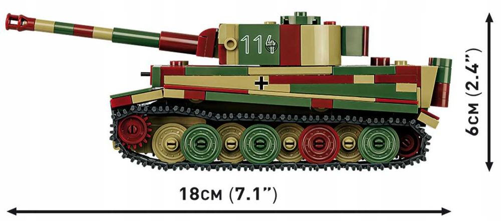 Конструктор COBI Танк Pz.Kpfw. VI Tiger Ausf.E COBI-2735