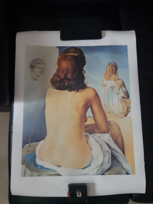 poster salvador dali porta desenhos mulher