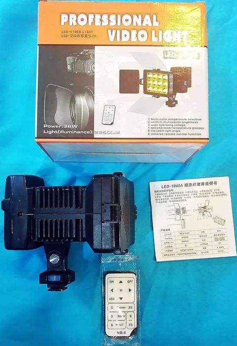Видеосвет VIDEO LIGHT LED-1040A