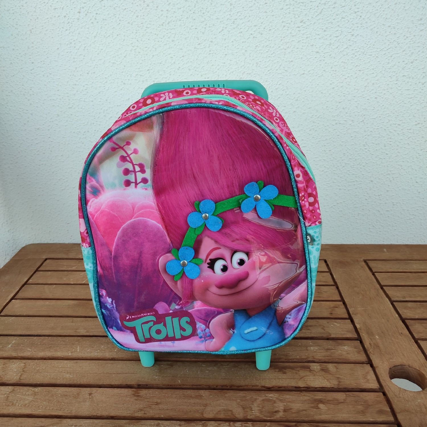 Mochila pré escola trolley - Poppy Trolls