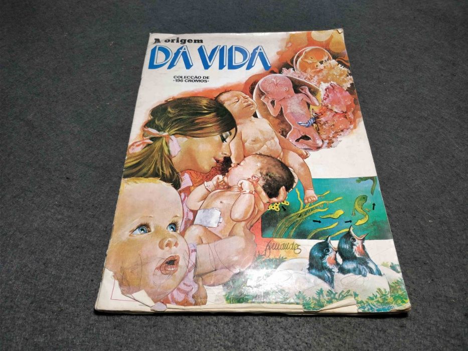 Antiga caderneta A origem da vida - falta 1 cromo