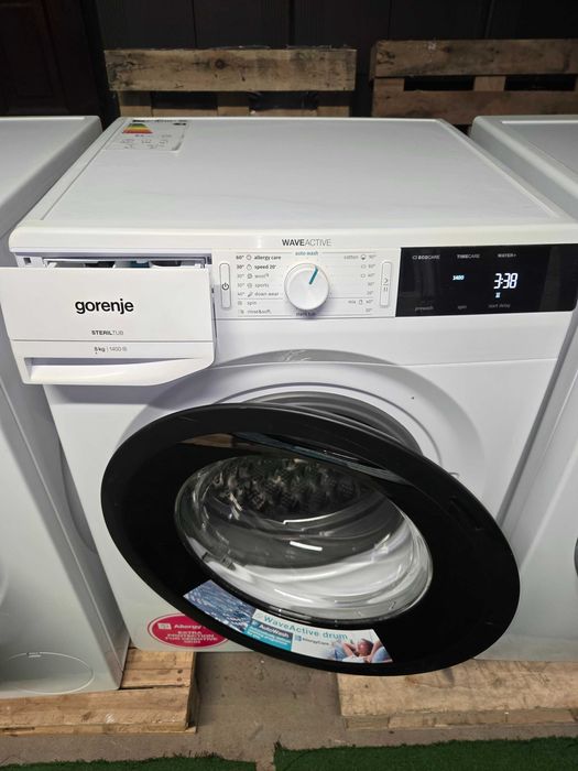 Pralka Gorenje 8 kg 1600obr/min, Gwar. Silnik inventer, Pranie parowe.