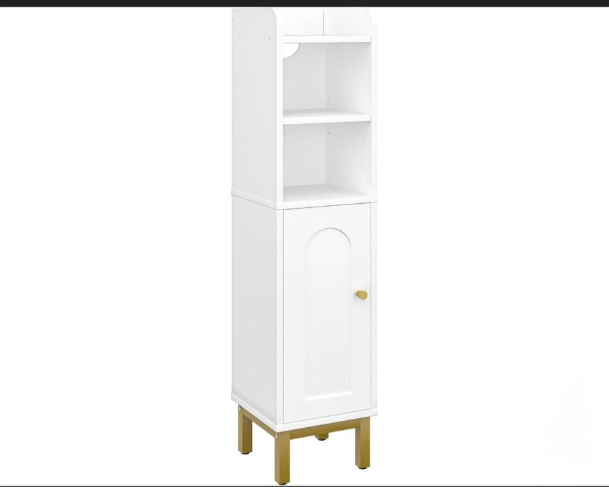 Słupek łazienkowy szafka łazienkowa stojąca słupek niski 83 cm wąski