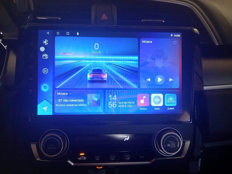 Rádio Honda CIVIC 10th geração 2015-16 GPS Wi-Fi Carplay 2/32GB NOVO