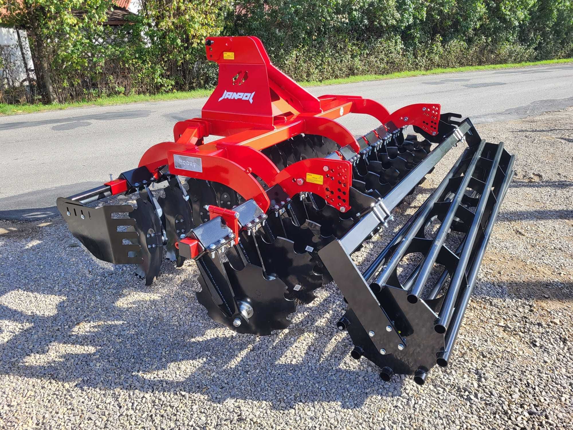 Brona talerzowa TALERZÓWKA 2,5/2,7/3m CIĘŻKA bez hydropaku HEAVY