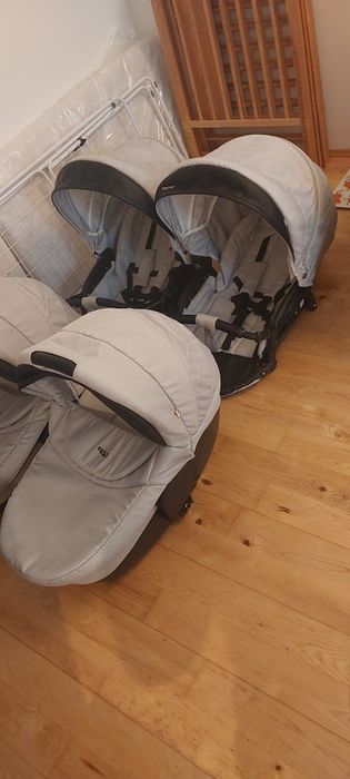 Sprzedam wózek Bebetto 42. 3 w 1. Dla bliźniaków.
