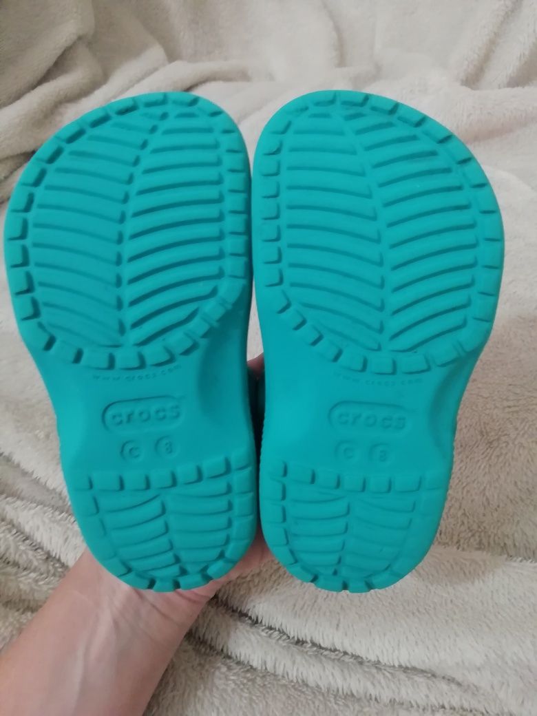 Клоги, кроксы Crocs C 8,  размер 24-25 , стелька 15,5 см