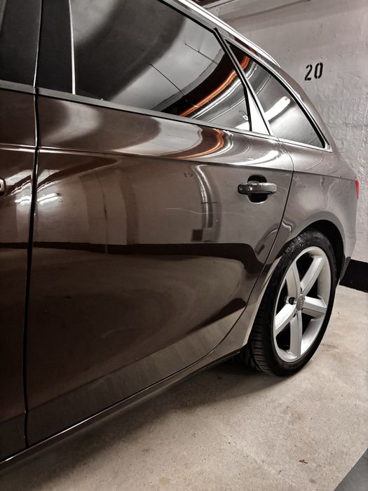 AUDI A4 B8 2.O TDI CGLC 177KM 3X SLINE nowy przeglad felgi 18”