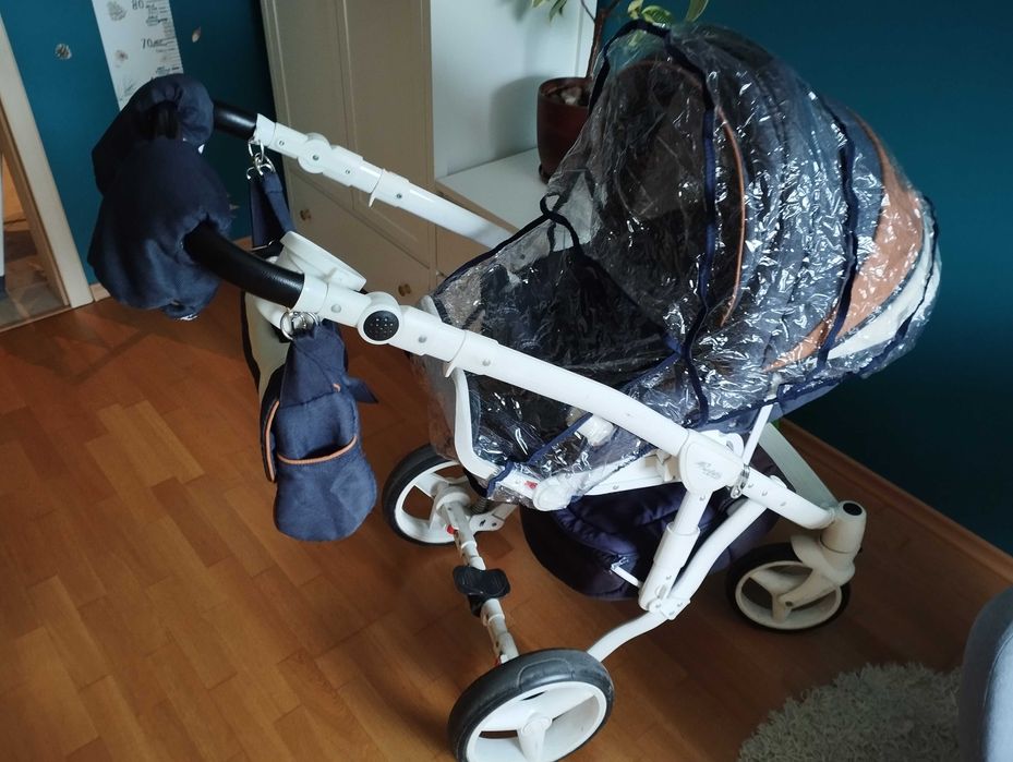 Wózek Adamex Barletta New 2w1 + akcesoria
