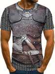 Męski T-shirt z nadrukiem 3d