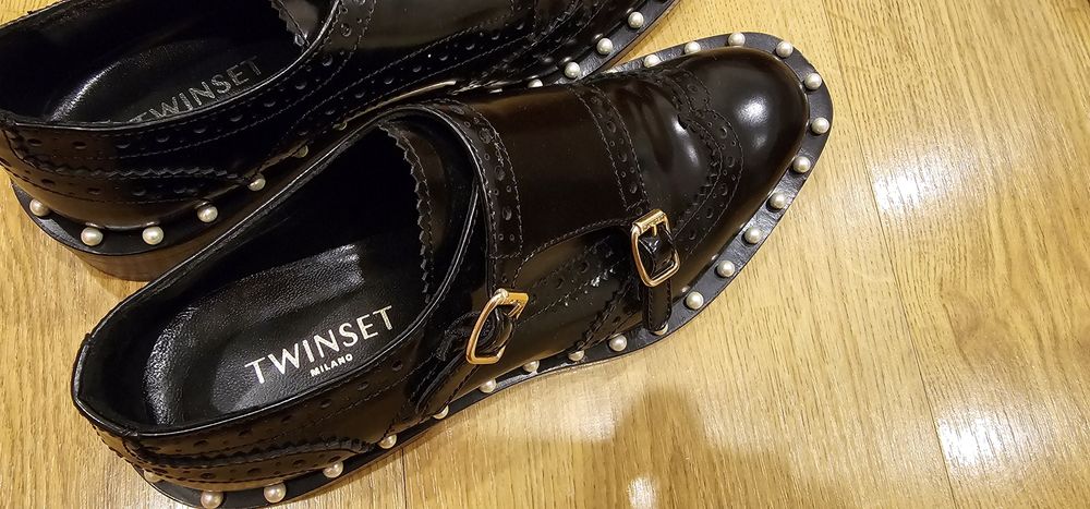 Лоферы/мокасины/туфли/балетки/туфлі/лофери Twinset 37р.