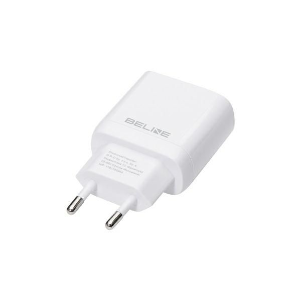 Beline Ład. siec. 1x USB-C 30W + kabelUSB-C biała /white PD 3.0  GaN
