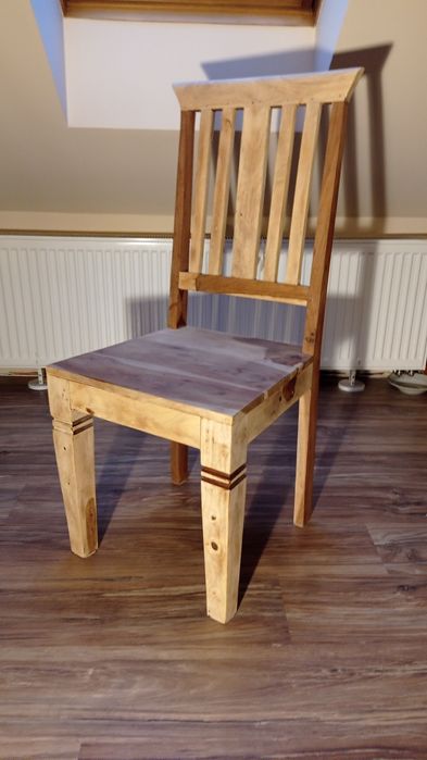 Krzesła palisandrowe, kolonialne