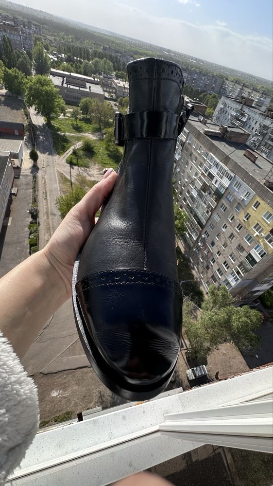 Geox donna brogue ботінки ботильйони шкіра р.36