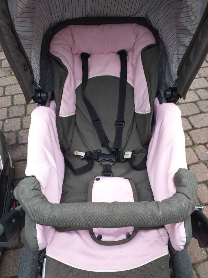 Wózek spacerowy Emmaljunga 2w1 + pokrowiec