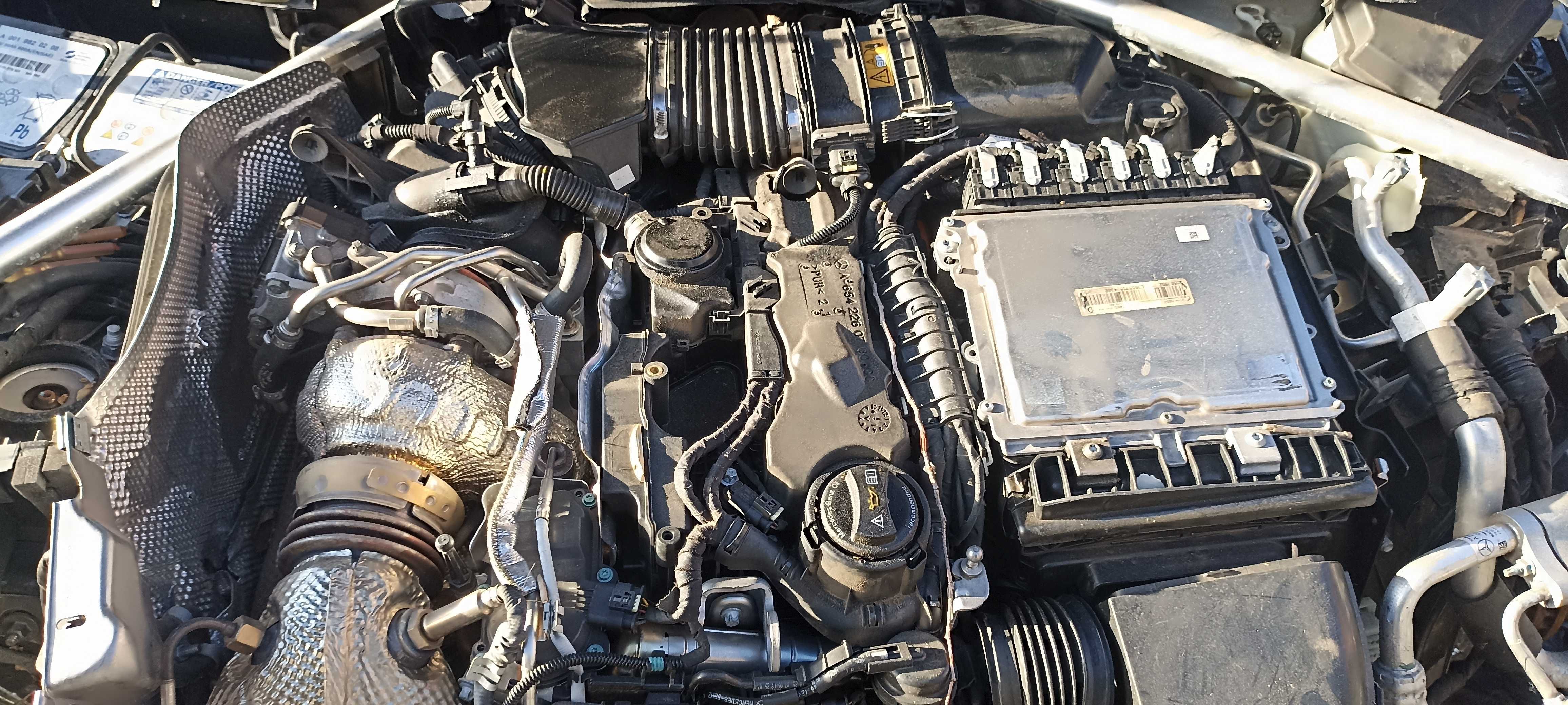 silnik 654.916 mercedes c-klasa w205 c 200 160km 1.6 d
