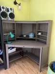 Stylowe biurko narozne Ikea Hemnes - sosnowe