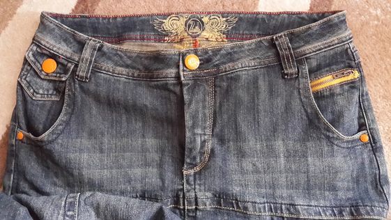 хипповая джинсовая юбка большой размер