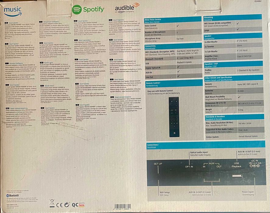 Hama Sirium 2100 AMBT - Inteligentny Głośnik