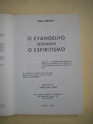 O Evangelho Segundo o Espiritismo de Allan Kardec