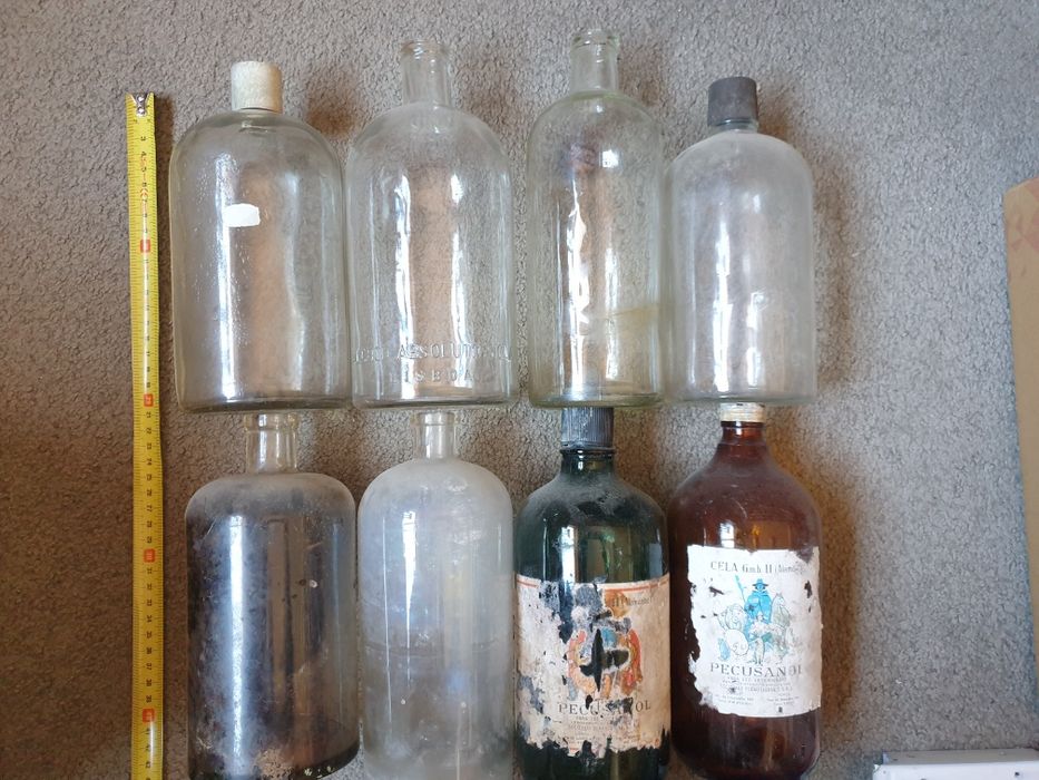Frascos antigos diversos