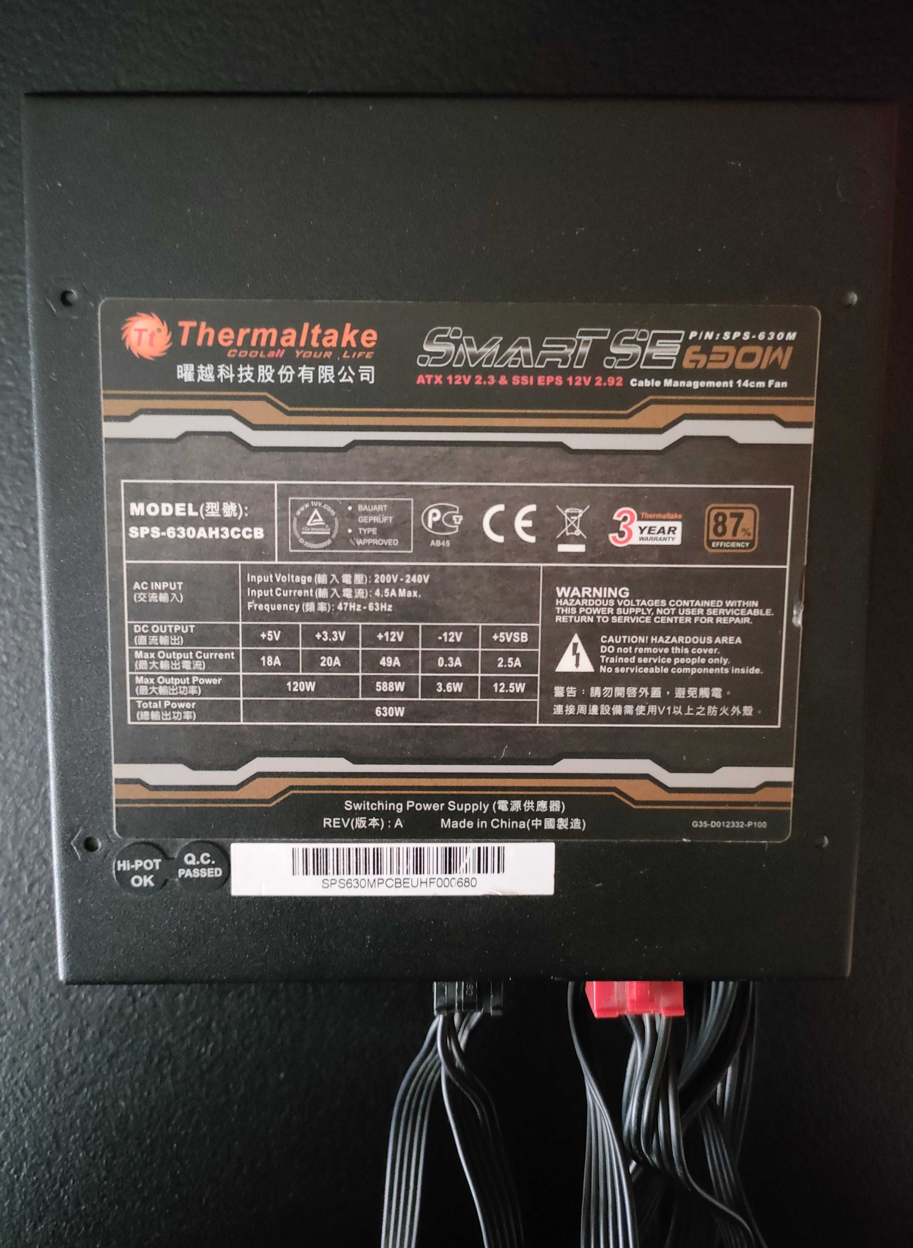 Zasilacz Thermaltake Smart SE 630W Modular