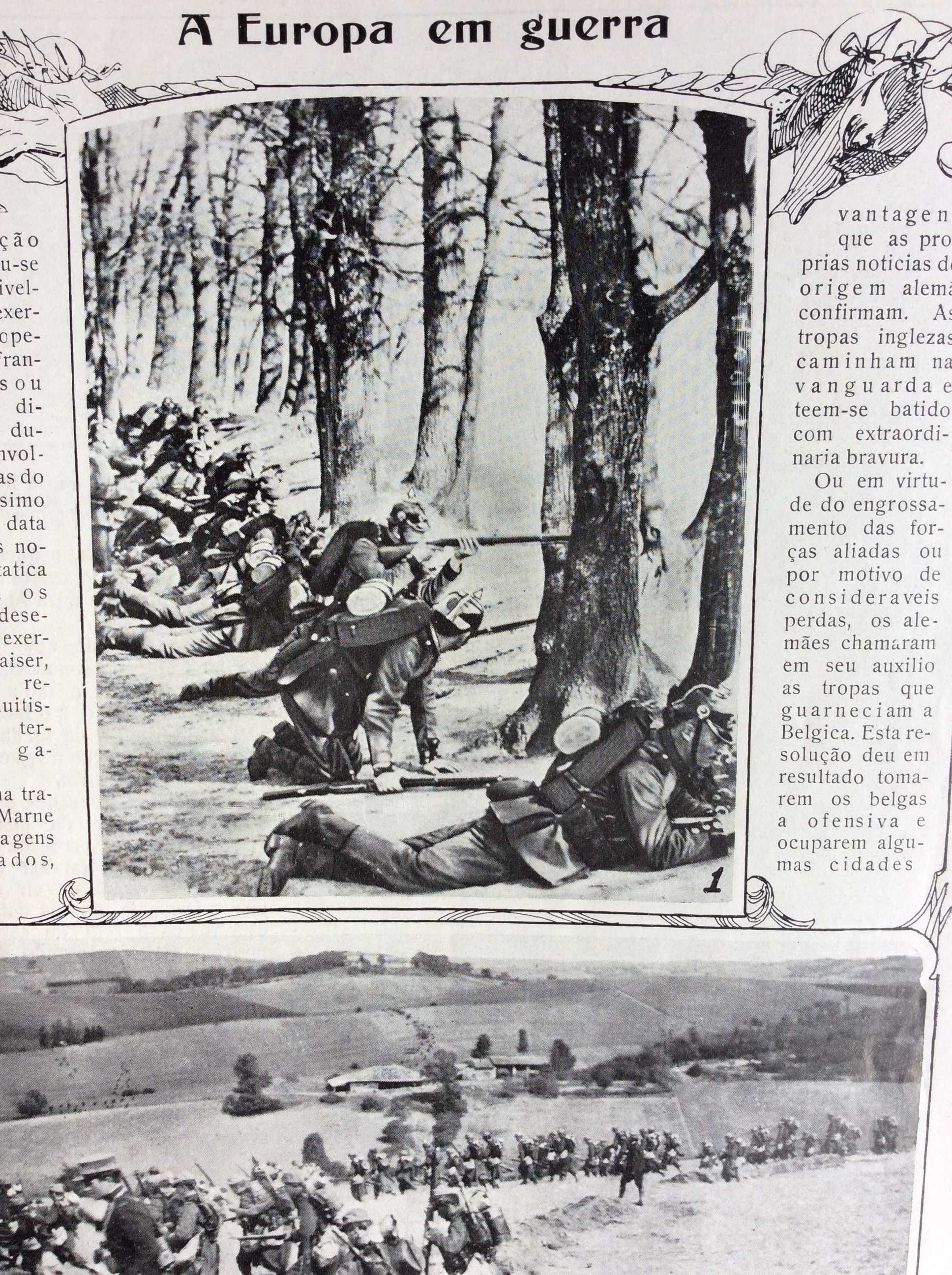 Tema: 1.ª Guerra mundial. Ilustração portugueza. 21 de Setembro  1914
